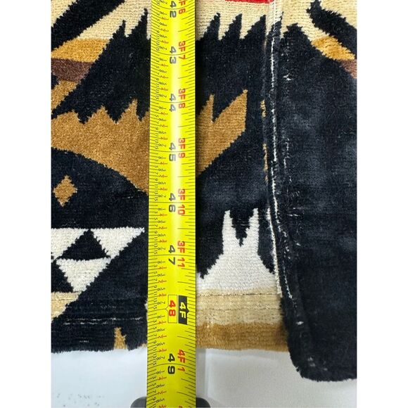 NWT Pendleton Unisex Patterned Long Sleeve Plush Terry Velour Robe Size S/M - Picture 7 of 12
